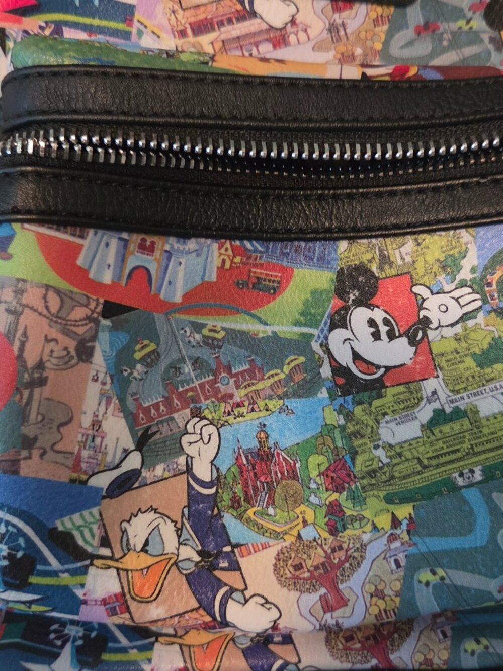 Disney Parks Loungefly Mini Backpack – Allover Characters & Attractions